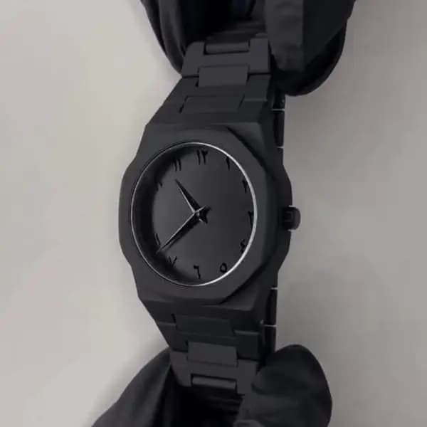 Black Real Arabic Aura watch