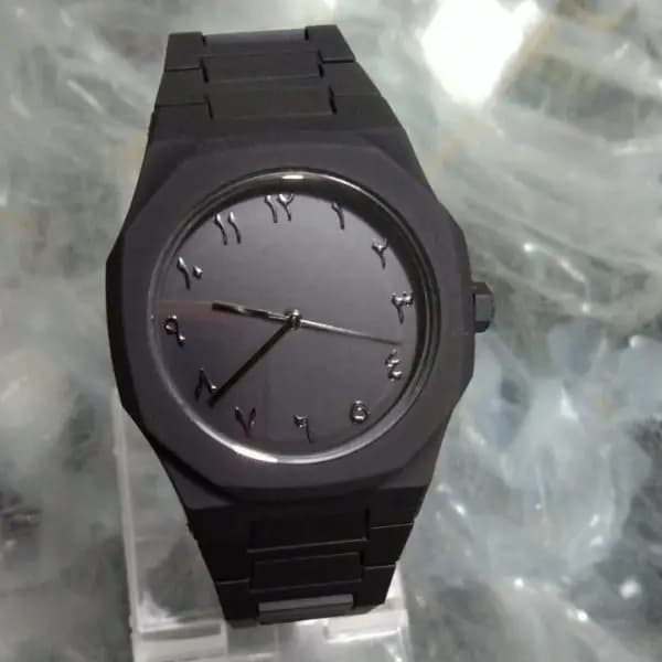 Black Real Arabic Aura watch